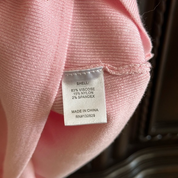 NWT Superdown Susie Pink & White Striped Knit Dress Size Small - Picture 5 of 7